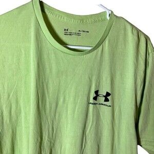 Under Armour Shirt Men‎ XL Tech Tee T-Shirt Lime Green Short Sleeve